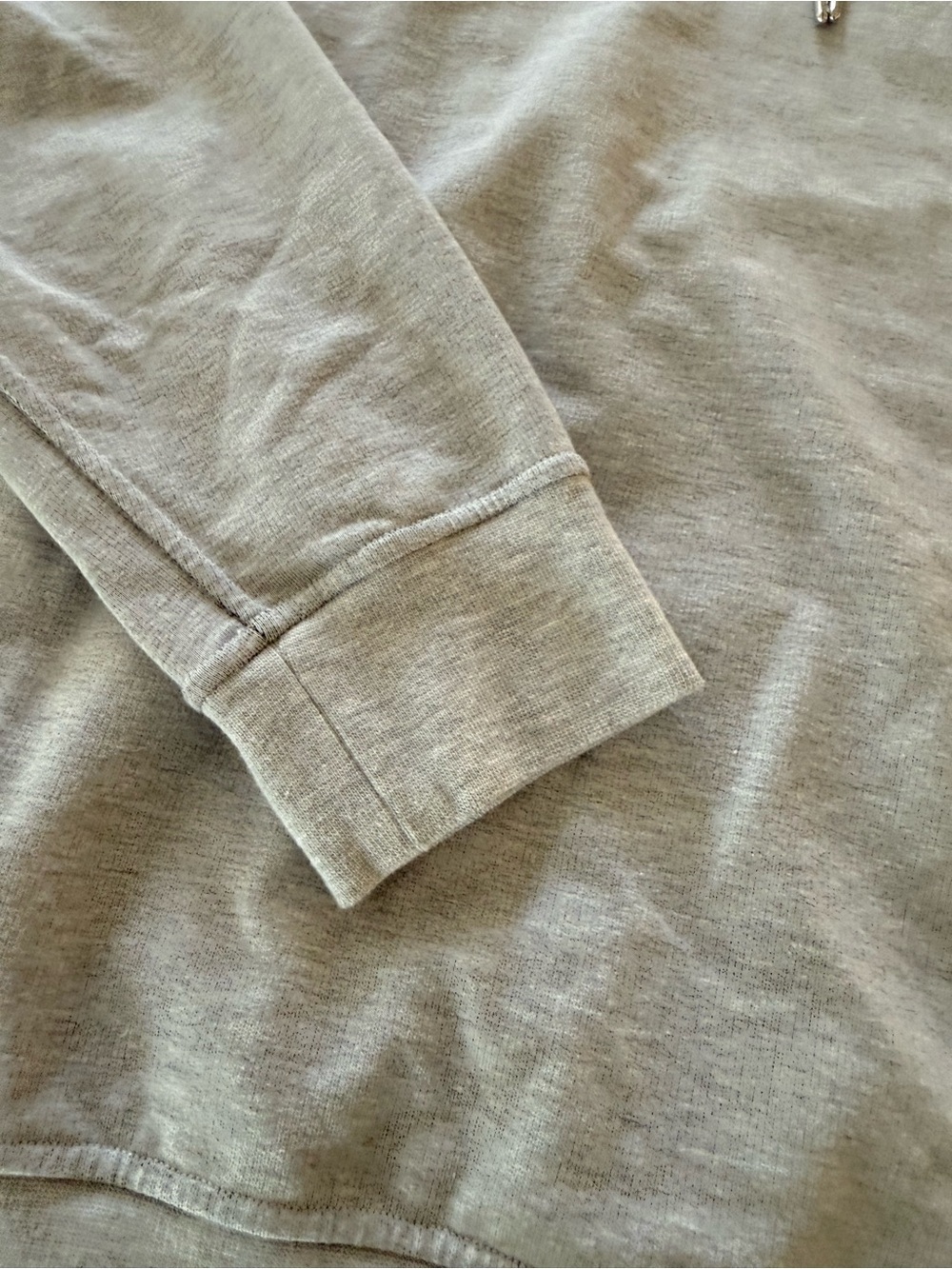 lululemon athletica Light Gray Hoodie with Black Lining - Picture 5 of 8